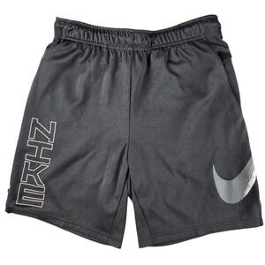 Nike Dri-FIT Black Athletic Basketball Shorts Mens Small Swoosh Graphic S